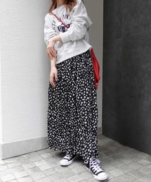 CORNERS | 小花柄ロングスカート(スカート)