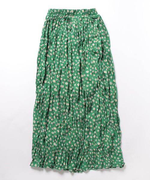 CORNERS（コーナーズ）の「小花柄ロングスカート（スカート・レディース・ブラック/グリーン・M）」の10枚目の写真