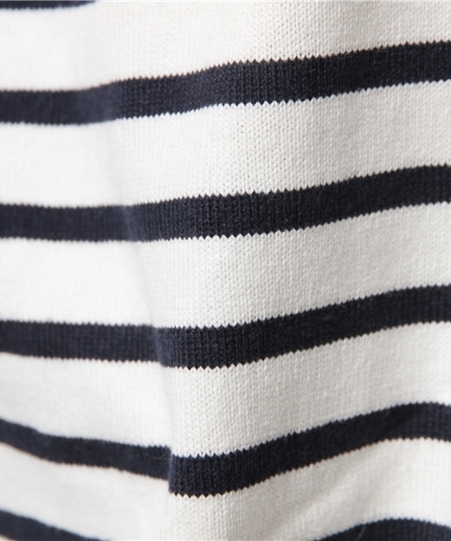 CIAOPANIC（チャオパニック）の「【Ciaopanic】　度詰めボーダーバスクTee（Tシャツ/カットソー・メンズ・ネイビー/ブルー・LARGE/MEDIUM）」の10枚目の写真