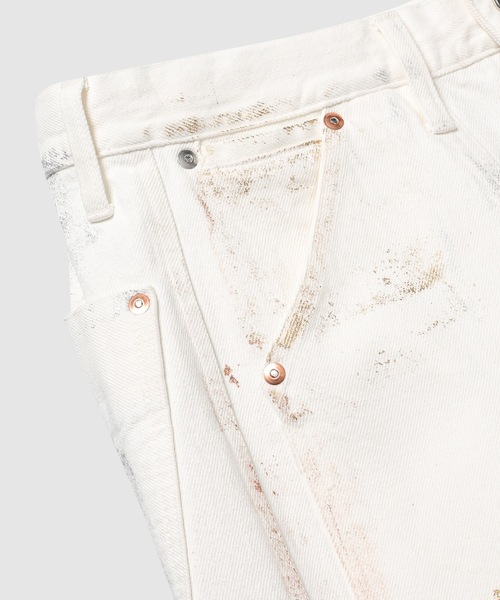 TANAKA アイボリー ワークパンツ TANAKA アイボリー ワークパンツ TANAKA アイボリー ワークパンツ