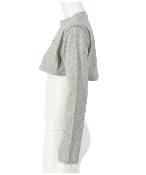 LATINA（ラティーナ）の「レタリング刺繍ショートTシャツ（Tシャツ/カットソー・レディース・グレー/ブラック・FREE）」の9枚目の写真