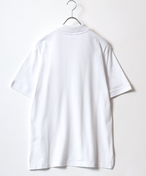 Champion(チャンピオン)の「Champion/チャンピオン カノコ ワンポイントロゴワッペン刺繍 無地 ポロシャツ レディース メンズ(ポロシャツ・メンズ・ブラック/グレー/ネイビー/ホワイト/モスグリーン・XL/M/L)」の7枚目の写真