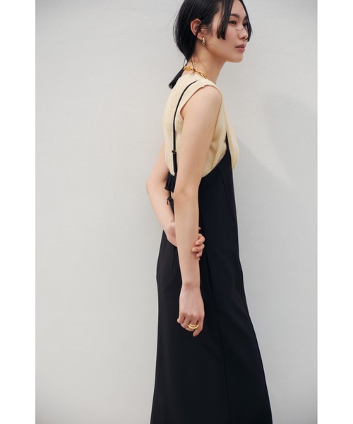 MIESROHE sustainableシアードレープノースリニットTOPS MIESROHE]sustainableシアードレープノースリニットTOPS
