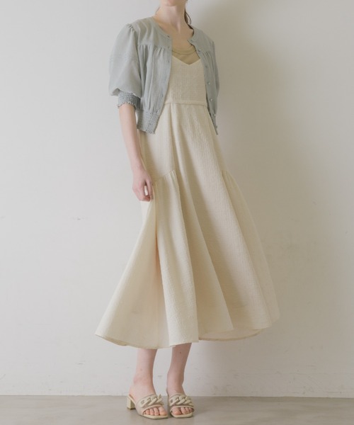 idem(イデム)の「sheer check volume blouse/シアーチェックブラウス(シャツ/ブラウス・レディース・ベージュ/ブラウン/ブルー・FREE)」の19枚目の写真