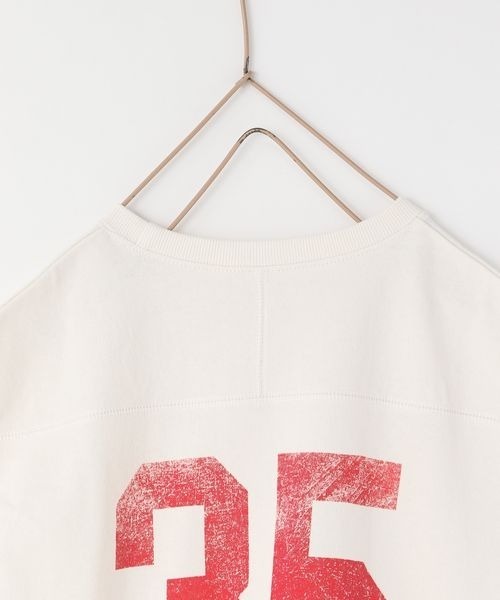 LOWRYS FARM（ローリーズファーム）の「ナンバリングフレンチスリーブ　197613（Tシャツ/カットソー・キッズ・パープル/イエロー/チャコールグレー/オフホワイト・110cm/120cm/130cm/140cm/150cm）」の20枚目の写真