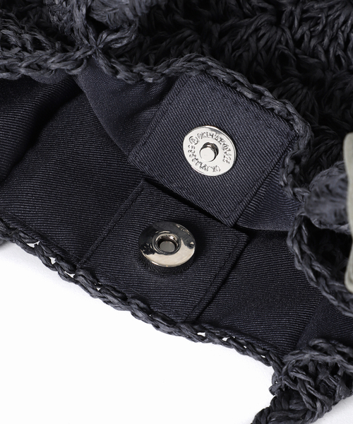 JOURNAL STANDARD relume（ジャーナルスタンダード　レリューム）の「《追加》RELUMEペーパーフリンジバッグ（ハンドバッグ・レディース・チャコールグレー/ネイビー/オレンジ/アイボリー・FREE）」の11枚目の写真