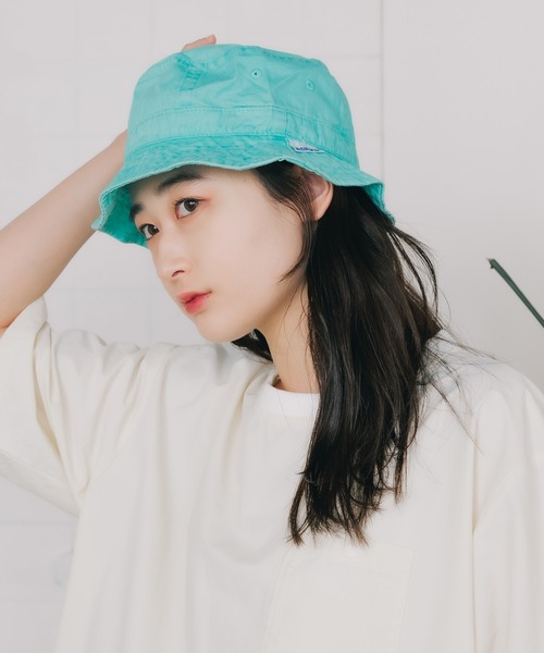 ADAMS(アダムス)の「Adams/アダムス Vacationer Pigment Dyed Bucket Hat バケットハット タイダイ(ハット・メンズ・ライトブルー/スカイブルー系/ブラック系/グリーン/ホワイト/カーキ/ネイビー系・FREE)」の15枚目の写真
