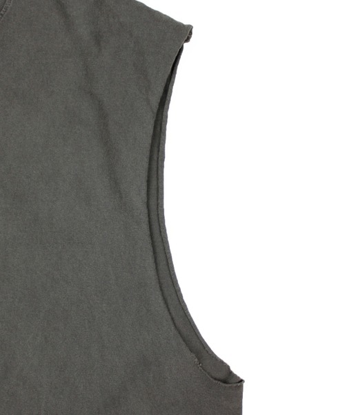 LOS ANGELES APPAREL（ロサンゼルスアパレル）の「Los Angeles Apparel スリーブレス TEE 6.5oz（タンクトップ・メンズ・オフホワイト/ブラック・MEDIUM/X-LARGE/LARGE）」の10枚目の写真