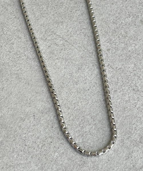 CPCM（シーピーシーエム）の「アソートシルバーチェーンネックレス（ネックレス・メンズ・シルバー系その他/シルバー系その他2/シルバー系/シルバー/ピンクゴールド/ゴールド/ゴールド系その他5/シャンパン・FREE）」の3枚目の写真