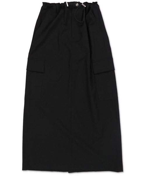 Lull（ルル）の「【Lull / ルル】撥水・速乾 / ナイロンカーゴスカート（スカート・レディース・ブラック/ライトカーキ・ONESIZE）」の12枚目の写真