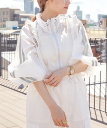 w closet | 袖ラインナイロンジャケット(ブルゾン)