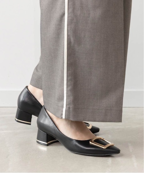 【新品未使用】RANDA ランダ ゴールドパーツパンプス ブラック ゴールドパーツパンプス（パンプス）｜RANDA（ランダ）の