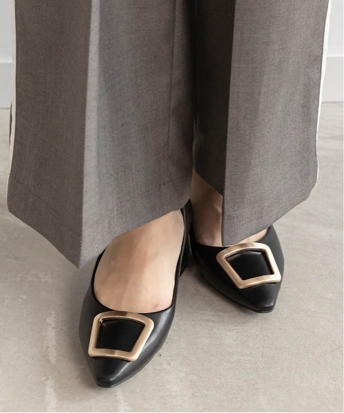 【新品未使用】RANDA ランダ ゴールドパーツパンプス ブラック ゴールドパーツパンプス（パンプス）｜RANDA（ランダ）の