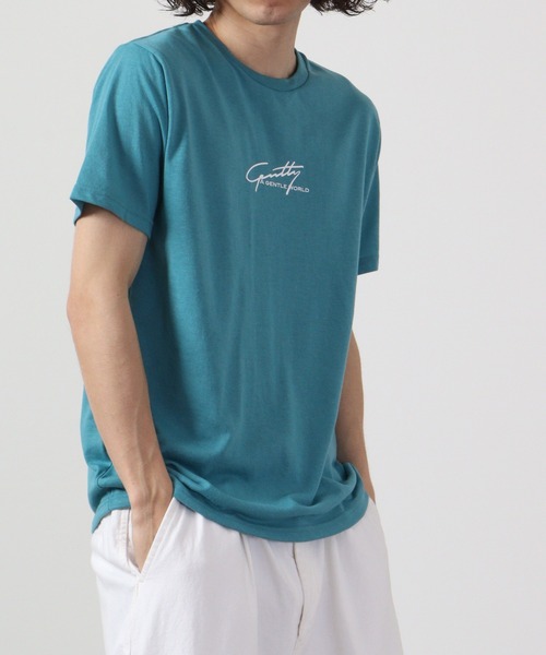 FUNALIVE(ファンアライブ)の「BF2 select ロゴプリント半袖Tシャツ(Tシャツ/カットソー・メンズ・ホワイト/グリーン/ライトブラック/ブラック系3/グリーン系2/ピンク/ホワイト系4/ライトカーキ/イエロー/パープル/ミント/クリアブラック/インディゴブルー/ブラック/ホワイト系2/カーキ/アイボリー/ブラック系2/ナチュラル/ターコイズブルー/ホワイト系3/ブルー/ブルー系2/ブラック系4・M/LL/L)」の21枚目の写真