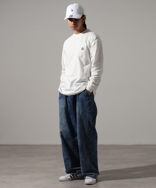 GERRY(ジェリー)の「【GERRY/ジェリー】ヘビーウェイト バックプリント+胸刺繍ロングスリーブTシャツ(Tシャツ/カットソー・メンズ・ブラック/ホワイト/グリーン・L/LL/M)」の4枚目の写真