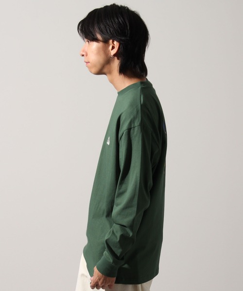 GERRY(ジェリー)の「【GERRY/ジェリー】ヘビーウェイト バックプリント+胸刺繍ロングスリーブTシャツ(Tシャツ/カットソー・メンズ・ブラック/ホワイト/グリーン・L/LL/M)」の19枚目の写真