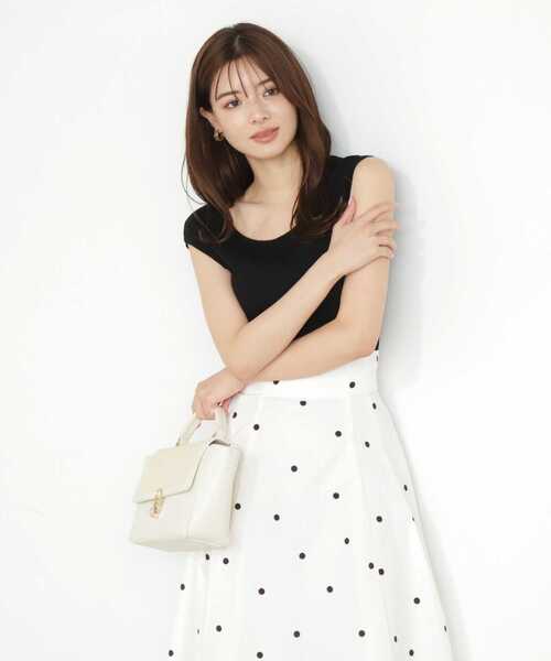 PROPORTION BODY DRESSING（プロポーションボディドレッシング）の「シアースリーブカーディガンセット（アンサンブル・レディース・ブルー/ブラック/ホワイト系その他・SMALL/MEDIUM）」の4枚目の写真