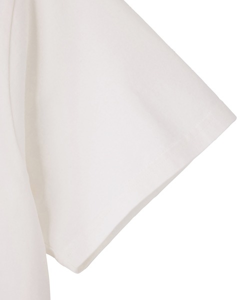 X-girl（エックスガール）の「CYCLE LOGO S/S TEE（Tシャツ/カットソー・レディース・オレンジ/ブラック/ホワイト・M/XL/S/L）」の5枚目の写真