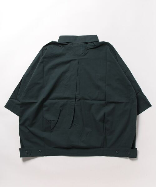 HOUSTON(ヒューストン)の「【HOUSTON】MILITARY SHIRTS JACKET(ミリタリージャケット・レディース・グリーン/ワイン/ホワイト/ベージュ・0)」の5枚目の写真
