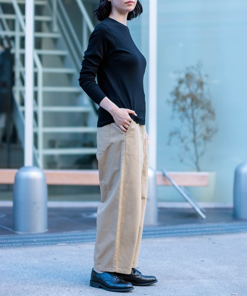 D.M.G. / ディーエムジー] フレンチドリル アーモンドパンツ | Domingo