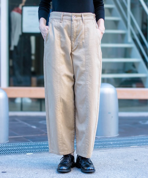 D.M.G. / ディーエムジー] フレンチドリル アーモンドパンツ | Domingo