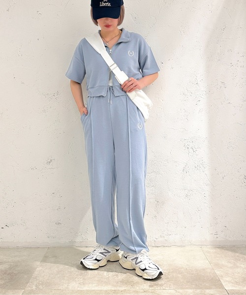 apres jour mignon(アプレジュールミニョン)の「ピスネームスウェットパンツ【ZOZOTOWN限定アイテム】【SETUP着用可能】(スウェットパンツ・レディース・ネイビー/ナチュラル/ブルー・MEDIUM/X-LARGE/SMALL)」の22枚目の写真