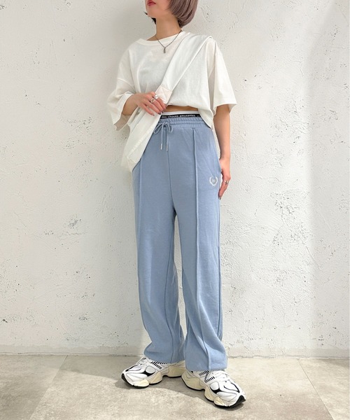 apres jour mignon(アプレジュールミニョン)の「ピスネームスウェットパンツ【ZOZOTOWN限定アイテム】【SETUP着用可能】(スウェットパンツ・レディース・ネイビー/ナチュラル/ブルー・MEDIUM/X-LARGE/SMALL)」の9枚目の写真