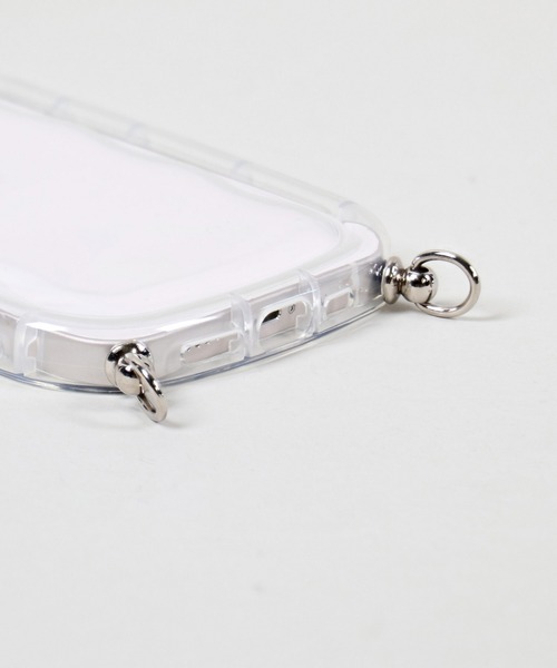 SPINNS(スピンズ)の「【選べるスマホショルダー】ストラップホール付き ぷくクリアスマホケース(スマホケース/カバー・レディース・クリア・11/12/13/14/7h/14.5/13.5)」の6枚目の写真