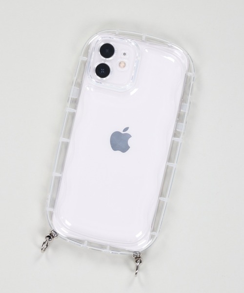 SPINNS(スピンズ)の「【選べるスマホショルダー】ストラップホール付き ぷくクリアスマホケース(スマホケース/カバー・レディース・クリア・11/12/13/14/7h/14.5/13.5)」の4枚目の写真