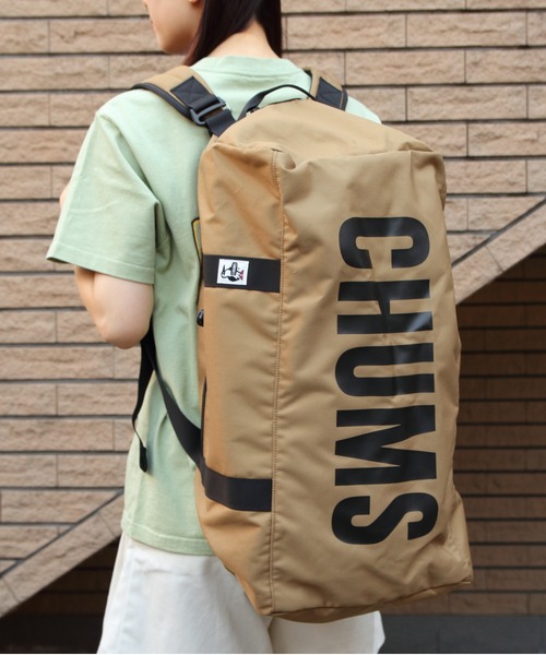 リサイクル CHUMS 2way ボストン ボストンバッグ リュック ブラウン CHUMS（チャムス） バッグ リサイクル 2way ボストン ボストンバッグ