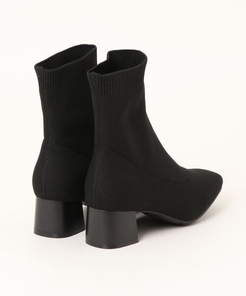 HEAL ME（ヒールミー）の「heal me ヒールミー レディース ニットミドルブーツ 223900（ブーツ・レディース・ブラック/ベージュ・23.5cm/24.5cm/25.0cm/23.0cm/24.0cm/22.5cm）」の3枚目の写真