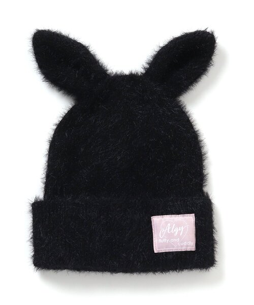 algy（アルジー）の「アニマルニットキャップ（ニットキャップ/ビーニー・キッズ・ブラック/サックスブルー/ベージュ・FREE）」の15枚目の写真