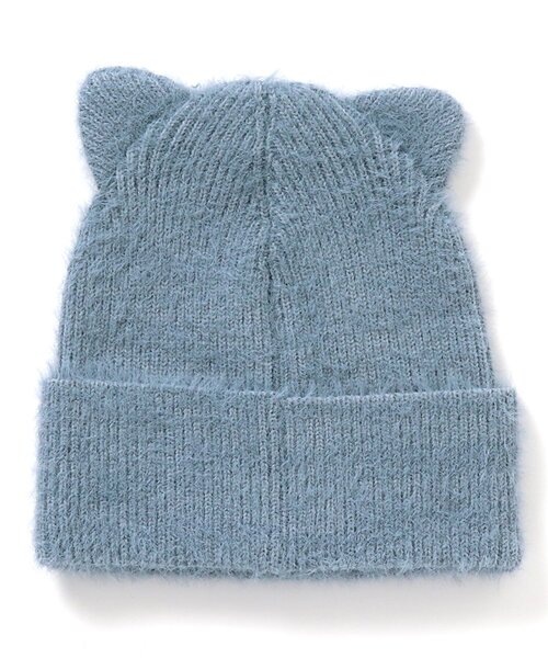 algy（アルジー）の「アニマルニットキャップ（ニットキャップ/ビーニー・キッズ・ブラック/サックスブルー/ベージュ・FREE）」の12枚目の写真