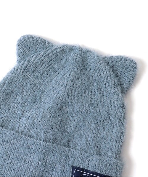 algy（アルジー）の「アニマルニットキャップ（ニットキャップ/ビーニー・キッズ・ブラック/サックスブルー/ベージュ・FREE）」の11枚目の写真