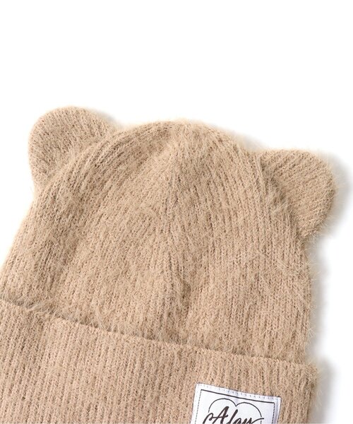 algy（アルジー）の「アニマルニットキャップ（ニットキャップ/ビーニー・キッズ・ブラック/サックスブルー/ベージュ・FREE）」の18枚目の写真