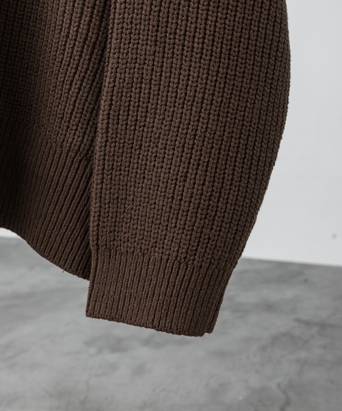 セール】HALF ZIP AZE KNIT（ニット/セーター）｜WYM LIDNM