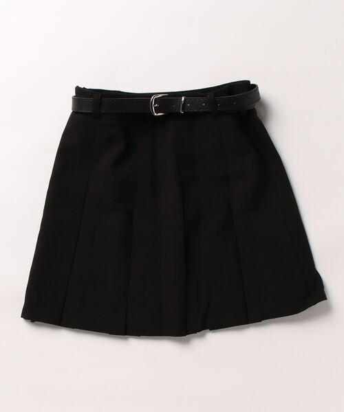 nemne store（ネンネストア）の「《Delfy》ベルト付きプリーツミニスカート（スカート・レディース・杢グレー/ブラック・MEDIUM/SMALL）」の20枚目の写真