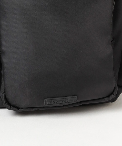 niko and...（ニコアンド）の「オリジナルダブルポケットショルダーバッグ（ショルダーバッグ・レディース・カーキ/ブラック/グレー・0）」の8枚目の写真