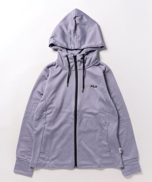 FILA(フィラ)の「FILA/フィラ フルジップパーカー(パーカー・レディース・ネイビー/ラベンダー/ブラック/杢グレー・M/L/LL)」の4枚目の写真