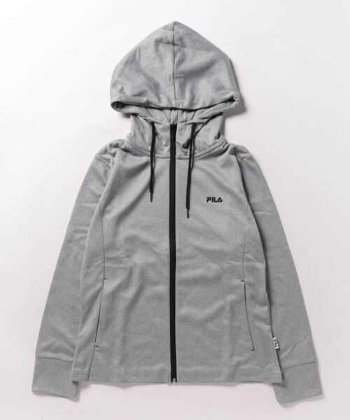 FILA(フィラ)の「FILA/フィラ フルジップパーカー(パーカー・レディース・ネイビー/ラベンダー/ブラック/杢グレー・M/L/LL)」の2枚目の写真