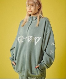 【激レア】最終お値下げ GALFY グレー ハーフジップ パーカー Amazon.co.jp: 【GALFY/ガルフィー ピグメント染 ハーフジップ