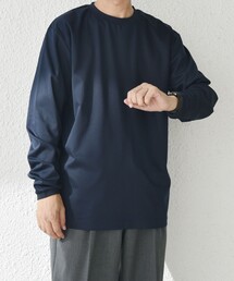 SHIPS any | SHIPS any: スムースコットン クルーネック Tシャツ (ロンT)◇(Tシャツ/カットソー)