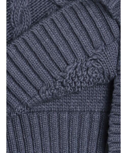 CALNAMUR(カルナムール)の「星空Vネックニットトップス(ニット/セーター・レディース・ネイビー/アイボリー・FREE)」の16枚目の写真