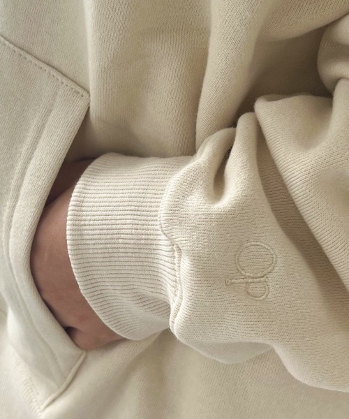 Ocean Pacific（オーシャンパシフィック）の「【OP:オーピー】レディースジップパーカー（パーカー・レディース・ヘザーグレー/チャコール/アイボリー/ベージュ/グリーン・X-LARGE/LARGE/MEDIUM）」の8枚目の写真