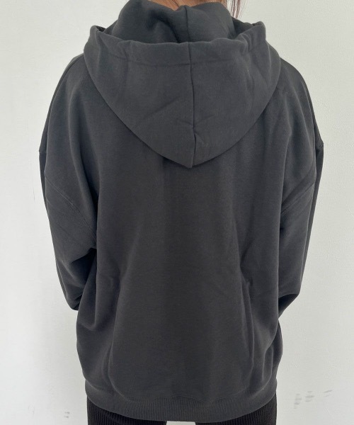 Ocean Pacific（オーシャンパシフィック）の「【OP:オーピー】レディースジップパーカー（パーカー・レディース・ヘザーグレー/チャコール/アイボリー/ベージュ/グリーン・X-LARGE/LARGE/MEDIUM）」の13枚目の写真