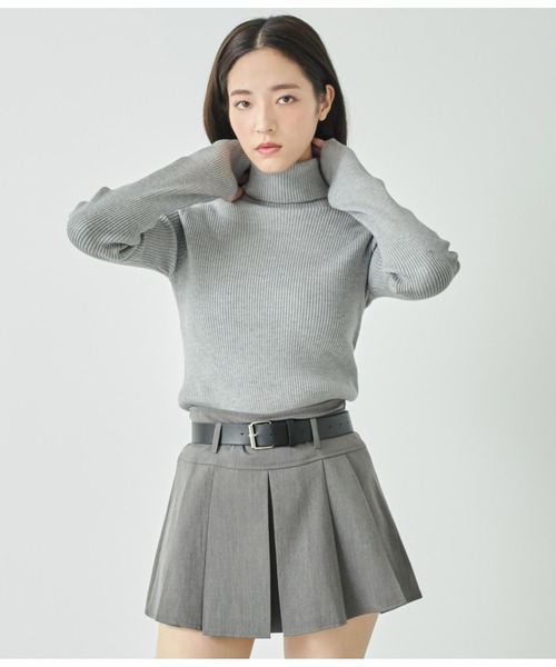 ANAP(アナップ)の「ベルト付きプリーツスカート(スカート・レディース・ベージュ/ダークグレー/ブラック・M/S/L)」の21枚目の写真