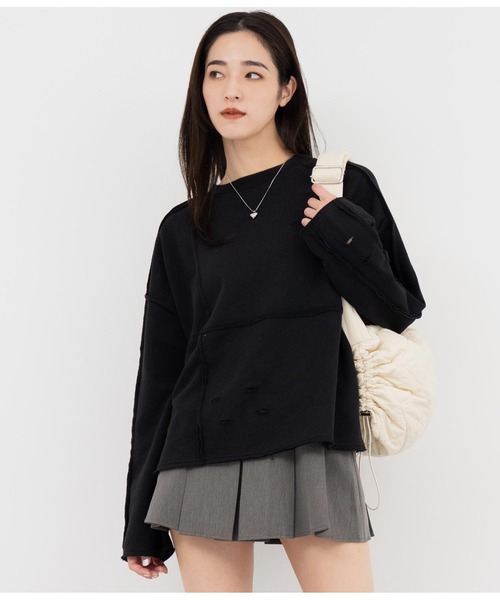 ANAP(アナップ)の「ベルト付きプリーツスカート(スカート・レディース・ベージュ/ダークグレー/ブラック・M/S/L)」の19枚目の写真