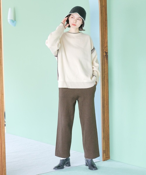 ニコアンド　なめらかソフトニットパンツ niko and（ニコアンド）の「なめらかソフトニットパンツ