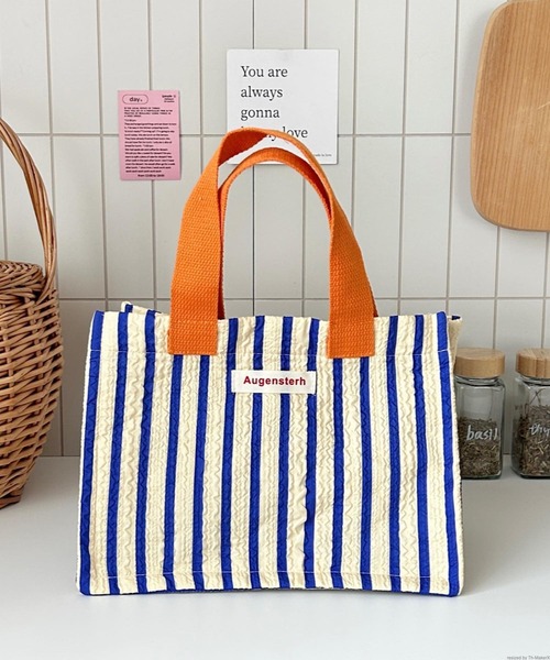 TONE SELECT GOODS（トーンセレクトグッズ）の「Liaa/ランチバッグ ミニトートバッグ A18176（トートバッグ・レディース・ホワイト系1/ブルー/グリーン/ホワイト系2/ホワイト系4/ピンク/ホワイト系3/その他1/その他2/その他6/その他5/その他4/その他3・FREE）」の13枚目の写真