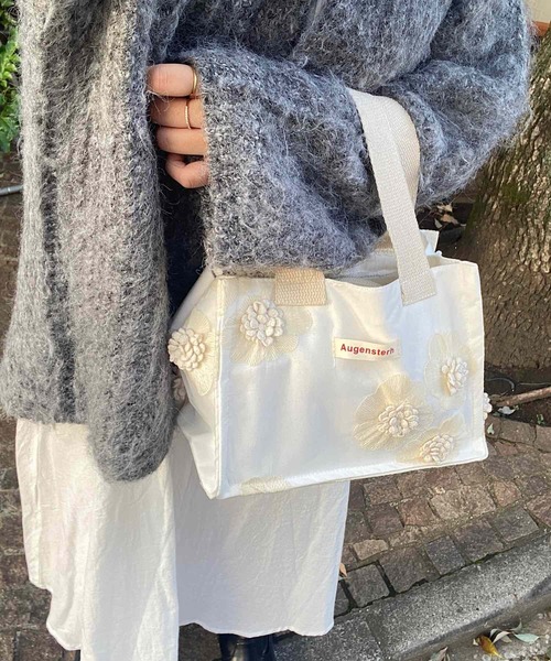 TONE SELECT GOODS（トーンセレクトグッズ）の「Liaa/ランチバッグ ミニトートバッグ A18176（トートバッグ・レディース・ホワイト系1/ブルー/グリーン/ホワイト系2/ホワイト系4/ピンク/ホワイト系3/その他1/その他2/その他6/その他5/その他4/その他3・FREE）」の19枚目の写真